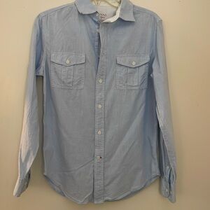 3‎ for $25! Merona Women’s Button Down Light Blue Shirt, size small